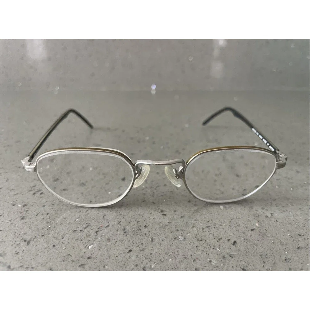 Koh Sakai Eyeglass Frames ONLY KS 9408 2 SLV Silver 45-23-145 Handmade in Japan